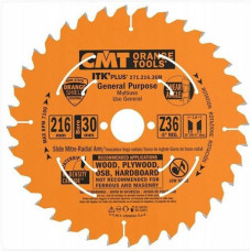 Пильний диск по дереву з тонким пропилом CMT 216х30х36 (271.216.36M)
