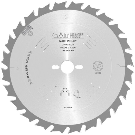 Пильний диск по дереву CMT 300х30х24 - поздовжній різ (293.024.12M)