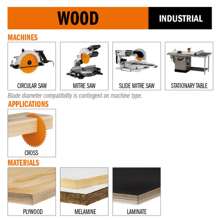 Пильний диск по дереву для ультра чистого різу CMT 216x30x80 (292.216.80M)