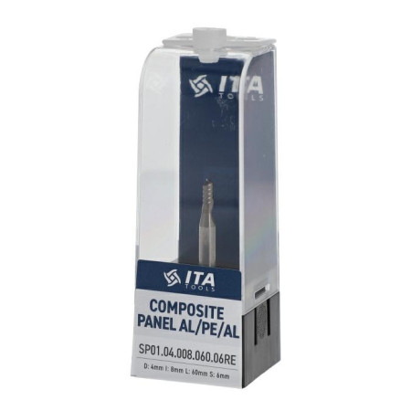 Фреза по алюмінію ITA TOOLS Z1 D4 I8 L60 S6 (SP01.04.008.060.06RE)
