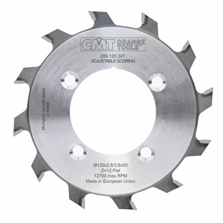 Підрізний диск двокорпусний CMT 120х50х24 для форматно-розкрійного верстата (289.120.24T)