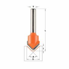 Фреза пазова V-подібна 90° для Alucobond CMT D18 I7,4 L60 S6 (715.001.11)