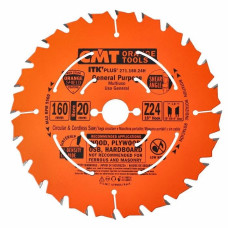 Пильний диск по дереву з тонким пропилом CMT 160х20х24 (271.160.24H)