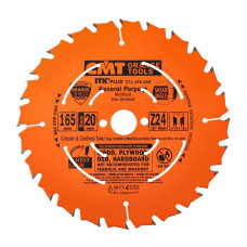 Пильний диск по дереву з тонким пропилом CMT 165х20х24 (271.165.24H)