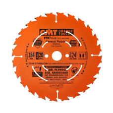 Пильний диск по дереву з тонким пропилом CMT 184х20х24 (271.184.24H)