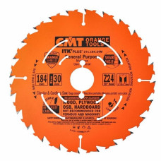 Пильний диск по дереву з тонким пропилом CMT 184х30х24 (271.184.24M)