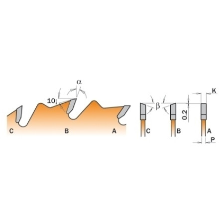 Пильний диск по дереву з тонким пропилом CMT 235х25х36 (271.235.36L)