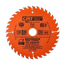 Пильний диск по дереву з тонким пропилом CMT 136х20х36 (272.136.36H)
