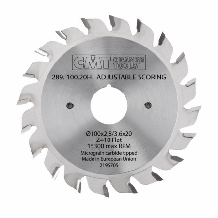 Підрізний диск двокорпусний CMT 125х22х24 для форматно-розкрійного верстата (289.125.24K)