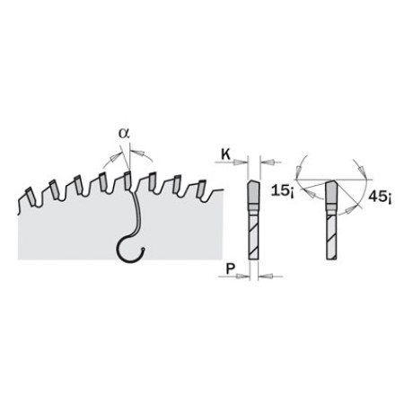 Пильний диск по оргсклу CMT 250х30х80 (222.080.10M)