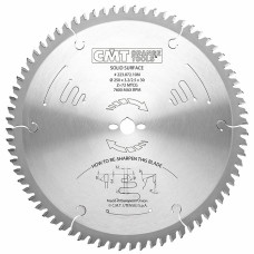 Пильний диск по штучному каменю Solid Surface CMT 250х30х72 (223.072.10M)