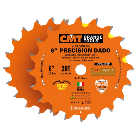 Dado Precision набір дисків CMT 152х15,87х20 (230.520.06)