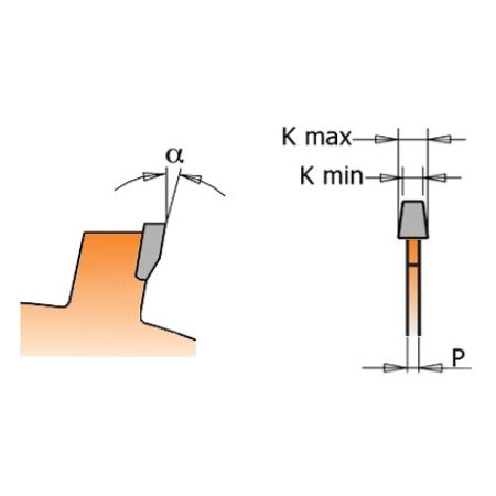 Пильний диск по фіброцементу CMT 250х30х16 (236.250.16M)