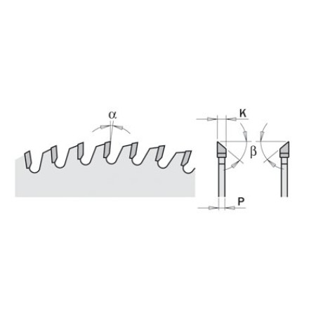 Пильний диск для двосторонньо ламінованих плит CMT 220х30х64 XTREME (283.064.09M)