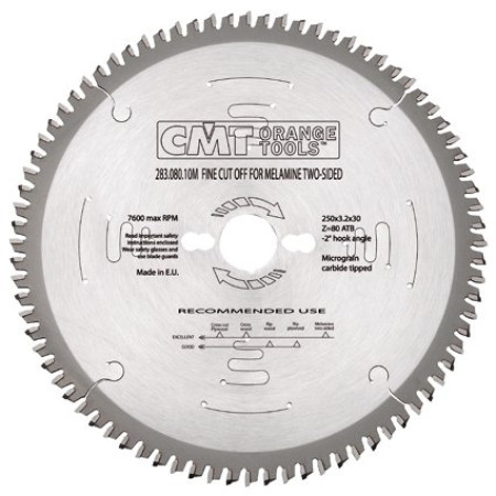 Пильний диск для двосторонньо ламінованих плит CMT 350х30х108 XTREME (283.108.14M)