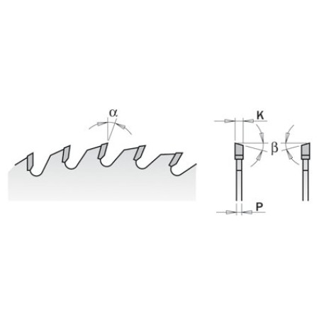 Пильний диск по дереву CMT 300х30х60 - універсальний різ (285.060.12M)