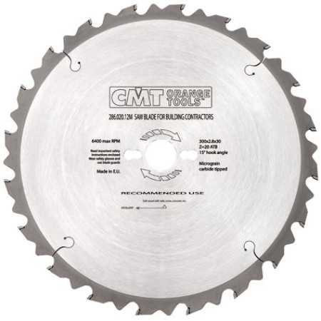 Пильний диск по дереву CMT 550х30х40 - поздовжній різ (286.040.22M)