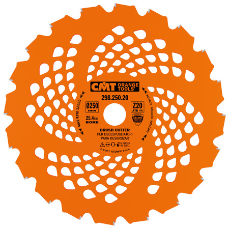 Диск для садового тримера CMT 250х25,4х20 (298.250.20)