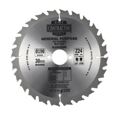 Пильний диск по дереву CMT 190х30х24 K CONTRACTOR® (K19024M)