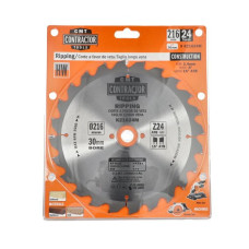 Пильний диск по дереву CMT 216х30х24 K CONTRACTOR® (K21624M)