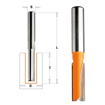 Фреза пазова CMT D14 I31,7 L60 S6 (712.140.11)