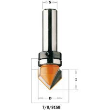Фреза пазова V-подібна 90° з підшипником CMT D19 I16 L55,5 S6 (715.190.11B)