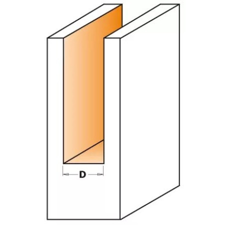 Фреза пазова CMT D12 I38,1 L95 S12 (912.621.11)