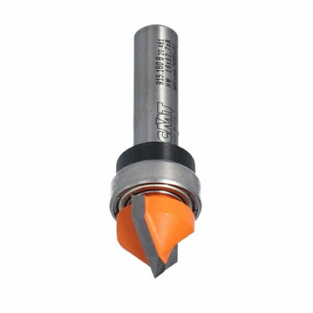 Фреза пазова V-подібна 90° з підшипником CMT D16 I12,7 L52,8 S8 (915.160.11B)