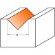 Фреза пазова V-подібна 90° CMT D38 I28,5 L63,5 S8 (915.380.11)