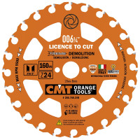 Пильний диск по дереву з цвяхами CMT 160х20х24 (286.760.24H)