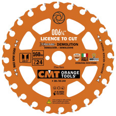 Пильний диск по дереву з цвяхами CMT 160х20х24 (286.760.24H)